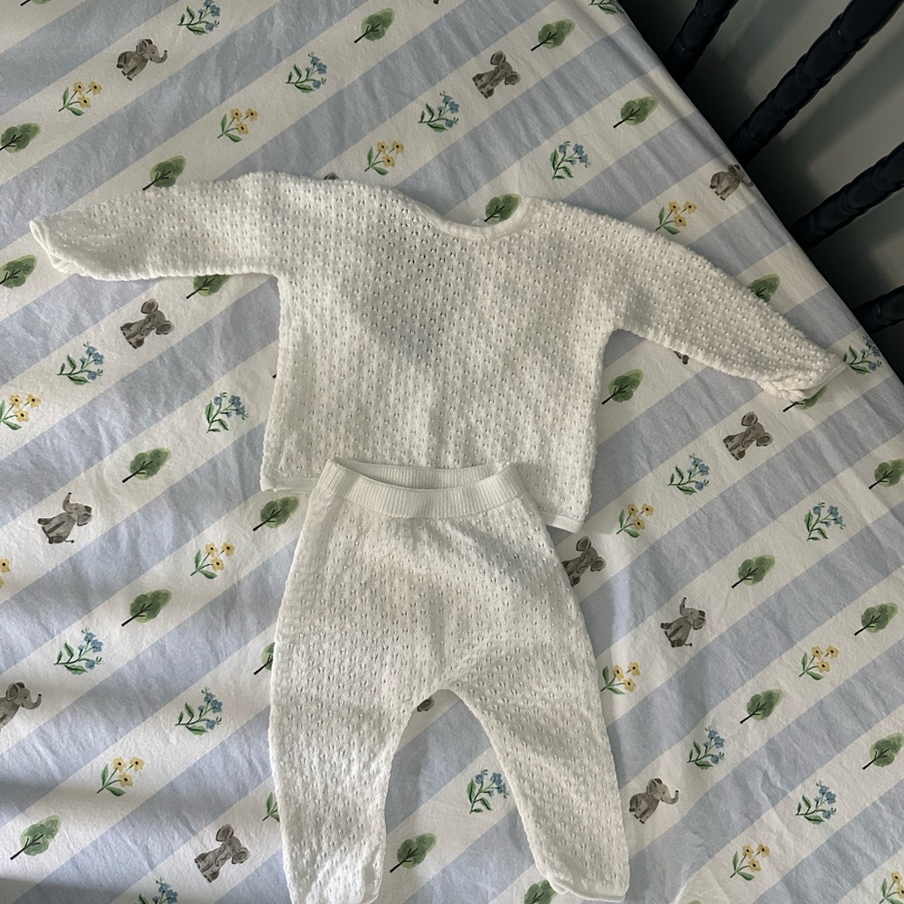 Zara Open Knit Sweater set